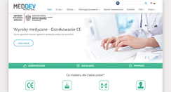 Desktop Screenshot of meddev.pl
